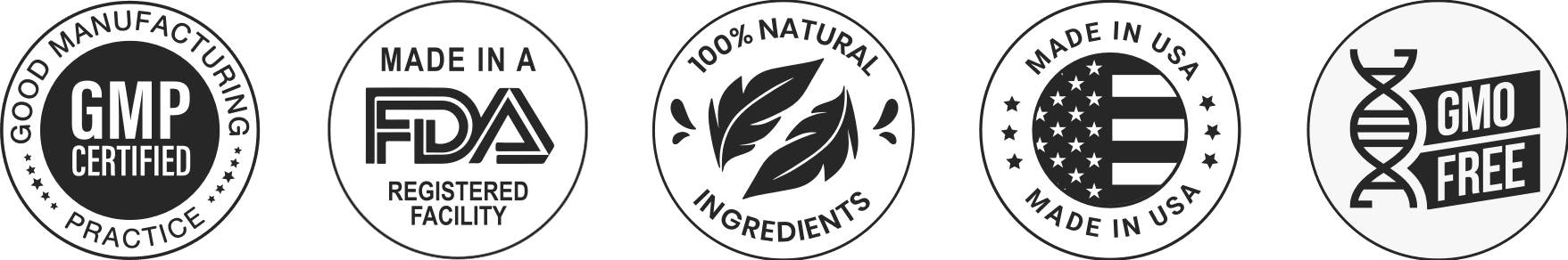 Dental Bright quality certification badges